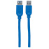 Manhattan Cable USB A Macho - USB A Hembra, 1 Metros, Azul  4