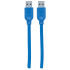 Manhattan Cable USB A Macho - USB A Macho, 1.8 Metros, Azul  4