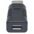Manhattan Adaptador Micro USB B - USB C, Negro  6