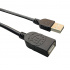 Manhattan Cable Extension USB Macho - USB Hembra, 3 Metros, Negro  1