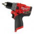 Milwaukee Taladro de Batería con Percusión M12 FUEL, Inalámbrico, 1/2", 12V, Rojo/Gris  1