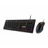 Kit de Teclado y Mouse MSi FORGE GK300 COMBO, Alámbrico, USB, Negro (Inglés)  2