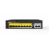 Switch Netis Gigabit Ethernet P110C, 8 Puertos PoE 10/100/Mbps + 2 Puertos RJ45, 2Gbit/s, 2.000 Entradas - No Administrable  1