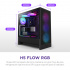 Gabinete NZXT H5 Flow RGB, Midi-Tower, ATX/EATX/Micro-ATX/Mini-ITX, USB 3.0, sin Fuente, 2 Ventiladores Instalados, Negro  7