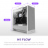 Gabinete NZXT H5 FLOW, Midi-Tower, ATX/EATX/Micro-ATX/Mini-ITX, USB 3.0, sin Fuente, 2 Ventiladores Instalados, Blanco  6