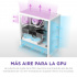 Gabinete NZXT H5 Flow RGB, Midi-Tower, ATX/EATX/Micro-ATX/Mini-ITX, USB 3.0, sin Fuente, 2 Ventiladores Instalados, Blanco  10