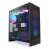 Gabinete NZXT H7 Flow RGB con Ventana, Midi-Tower, E-ATX/ ATX/Micro-ATX/Mini-ITX, USB 3.2, sin Fuente, 3 Ventiladores RGB Instalados, Negro  1