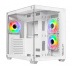 Gabinete Ocelot Gaming W-CUBE 2, Midi-Tower, ATX/Micro-ATX/Mini-ITX, USB 2.0/3.0, sin Fuente, 3 Ventiladores Instalados ARGB, Blanco  1