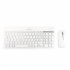 ﻿Kit de Teclado y Mouse Perfect Choice PC-201380, Inalámbrico, Bluetooth, Blanco (Español)  1