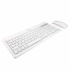 ﻿Kit de Teclado y Mouse Perfect Choice PC-201380, Inalámbrico, Bluetooth, Blanco (Español)  3