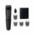 Philips Kit Rasuradora Profesional Multigroom Serie 3000, 4 Cabezas, Negro  1