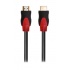 Power & Co Cable HDBS1MRD HDMI Macho - HDMI Macho, 1 Metro, Negro/Rojo  1