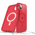 Prodigee Funda Safetee Neo con MagSafe para iPhone 14, Rojo  1