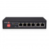 Switch Provision-ISR Gigabit Ethernet POES-0472GC+2G, 4 Puertos PoE 10/100/1000Mbps + 2 Puertos Uplink, 2 Gbit/s, 2.000 Entradas - No Administrable  1