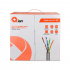 Qian Bobina de Cable UTP CAT5e, 100 Metros, Gris  3