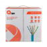 Qian Bobina de Cable U/UTP CAT6, 100 Metros, Azul  3