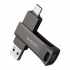 Memoria USB Quaroni QUM-05, 32GB, USB 3.2, Metal  1
