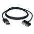QVS Cable USB A Macho - Samsung 30-pin Macho, 2 Metros, Negro  1