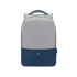 Rivacase Mochila de Poliéster 7562 GREY/DARK BLUE para Laptop hasta 15.6", Gris/Azul  2