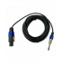 Romms Cable Extensión AUX 6.5mm Macho - Speakon Macho, 6 Metros, Negro/Azul  2