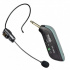 Romms Micrófono de Diadema MC-380D, Inalambrico, UHF, Negro  1