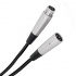 Romms Cable AUX XLR Macho - XLR Hembra, 3 Metros, Negro  1