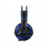 SADES Audífonos Gamer Diablo, Alámbrico, 2.2 Metros, USB-A, Negro/Azul  9