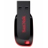 Memoria USB SanDisk Cruzer Blade CZ50, 16GB, USB 2.0, Negro/Rojo  1