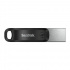 Memoria USB SanDisk iXpand Go, 256GB, USB 3.2/Lightning, Gris  2