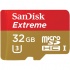 Memoria Flash SanDisk Extreme, 32GB microSDHC UHS-I Clase 10, con Adaptador  1