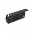 Saxxon Canaleta Ranurada Doble para Rack 19", 2U, Negro  1