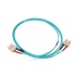 SBE Tech Cable Fibra Óptica OM4 Dúplex SC Macho - SC Macho, 3 Metros, Aqua  1