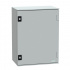 Schneider Electric Gabinete de Montaje en Pared NSYPLM43G, 430 x 330mm, Gris ― Daño en las esquinas inferiores.  1