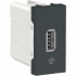 Schneider Electric Tomacorriente USB S70547094, 1 Enchufe, 127V, Grafito  1