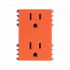 Simon Tomacorriente 2600426-133, 2 Enchufes, 127V, 16A, Naranja  1