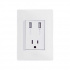 Simon Tomacorriente 2600454-060, 1 Enchufe, 2x USB-A, 110 - 125V, Blanco  1