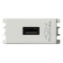 Simon Tomacorriente 2601097-030, 1x USB-A, 100 - 230V, 2.1A, Blanco  1