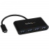 StarTech.com Hub Concentrador USB-C 3.0, USB-C Macho - 4x USB A Hembra, 5000 Mbit/s, Negro  1