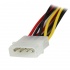 StarTech.com Cable SATA Recto, 4-pin Molex Macho - 2x SATA 15-pin Hembra, 30cm  3