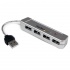 StarTech.com Hub USB 2.0, 1x USB A Macho, 4x USB A Hembra, 480 Mbit/s  1