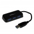 StarTech.com Hub USB A 3.0 Macho - 4x USB A 3.0 Hembra, 5000 Mbit/s, 15cm, Negro  1