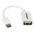 StarTech.com Cable Adaptador Micro USB Macho - USB OTG Hembra, 12cm, Blanco  1