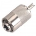 Steren Conector Coaxial 200-192, UHF Macho, para RG8/RG58/RG59, Plata  1