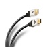 Steren Cable Ultra Delgado HDMI Macho - HDMI Macho, 4K, 10 Metros, Negro/Blanco  1