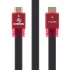 Steren Cable HDMI Macho - HDMI Macho, 4K, 2 Metros, Negro/Rojo  2