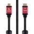 Steren Cable Elite con Filtros de Ferrita HDMI Macho - HDMI Macho, 4K, 1.8 Metros, Negro/Rojo  2