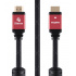 Steren Cable HDMI con Filtros de Ferrita HDMI Macho - HDMI Macho, 4K, 60Hz, 7.2 Metros, Rojo  2