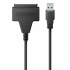 Steren Cable USB A Macho, para Disco Duro SATA 3.5”/2.5”, Negro  1