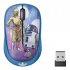 Mini Mouse Steren Óptico Star Wars R2D2, Inalámbrico, USB, 1200DPI, Azul  1