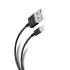 Steren Cable Ultra Delgado Lightning Macho - USB A Macho, 1 Metro, Negro  1